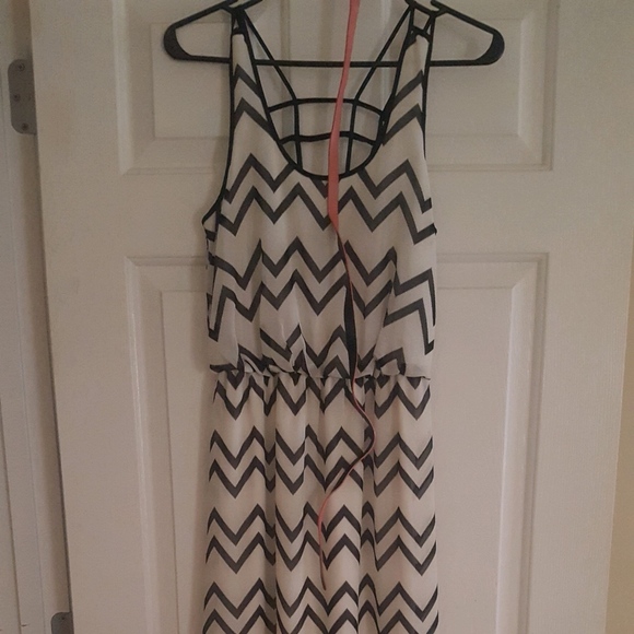 City Triangle Sheer Summer Maxi Dress Small - Picture 1 of 2